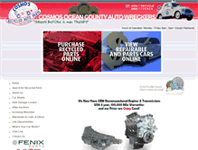 Tablet Screenshot of cosmosautoparts.com